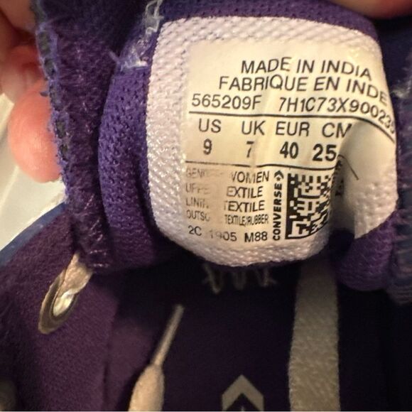 Converse Galaxy Blue and White Sneakers - Picture 14 of 14